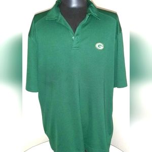 Green Bay Packers Polo Golf Shirt Size XXL Dark Green Pre-owned